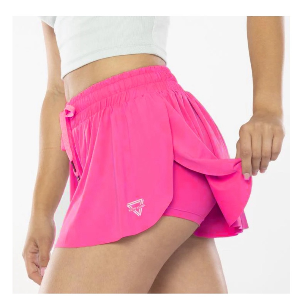 Keiki Kona got pink shorts. Size small